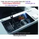 Chậu rửa chén inox sus304 Nano đen 2 hộc 100x45 x23cm  Việt Mỹ KAG-Nano10045GD