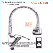 Vòi rửa chén nóng lạnh lò xo Biggo KAG-03218B