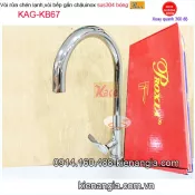Vòi rửa chén inox bóng sus304 Proxia KAG-KB67