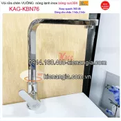 Vòi rửa chén vuông  inox bóng sus304 Proxia KAG-KBN76