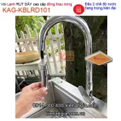 Vòi bếp lạnh RÚT DÂY chrome bóng KAG-KBLRD101