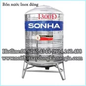 Bồn nước inox đứng Sơn Hà I300Đ
