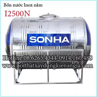 Bồn nước inox nẳm Sơn Hà I2500N