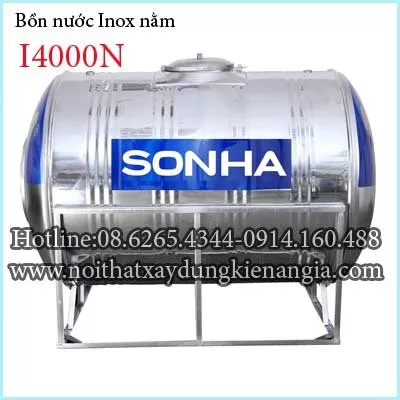 Bồn nước inox nẳm Sơn Hà I4000N