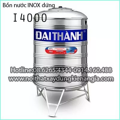 Bồn nước đứng INOX ĐẠI THÀNH  I4000