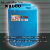 Bồn nước nhựa đứng Đại Thành N 1000
