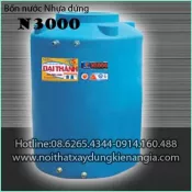 Bồn nước nhựa đứng Đại Thành N3000