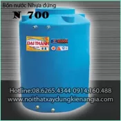 Bồn nước nhựa đứng Đại Thành N700