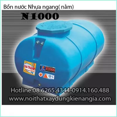 Bồn nước Nhựa ngang Đại Thành N1000