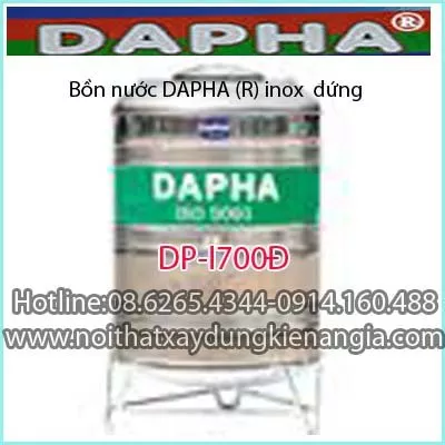 Bồn nước Inox đứng DAPHA DP-I700Đ