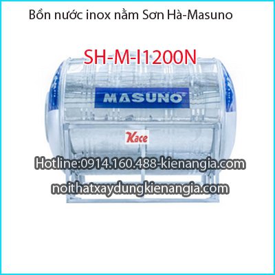 Bồn inox nằm Sơn Hà Masuno SH-M-I1200N