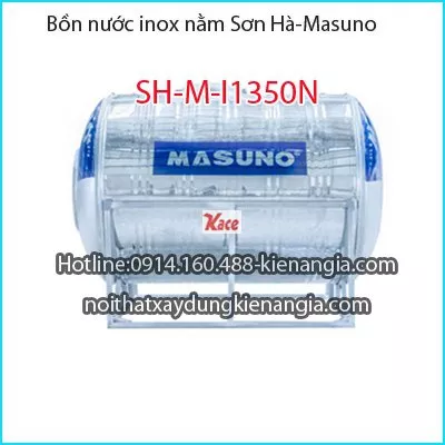 Bồn inox nằm Sơn Hà Masuno SH-M-I1350N