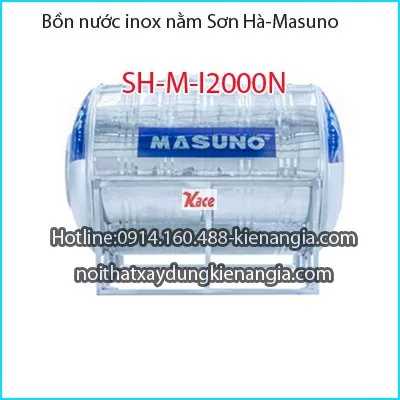 Bồn inox nằm Sơn Hà Masuno SH-M-I2000N