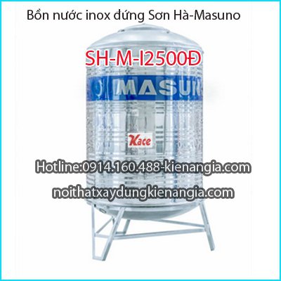 Bồn nước inox đứng Sơn Hà-Masuno SH-M-I2500Đ