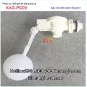 Phao cơ chống tràn bằng nhựa D21-KAG-PC09