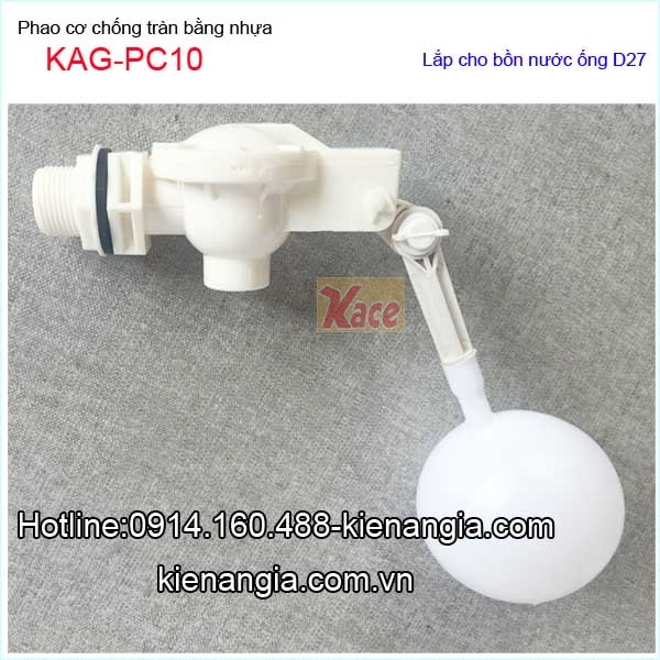 Phao cơ chống tràn bằng nhựa D27-KAG-PC10
