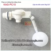 Phao cơ chống tràn bằng nhựa D27-KAG-PC10