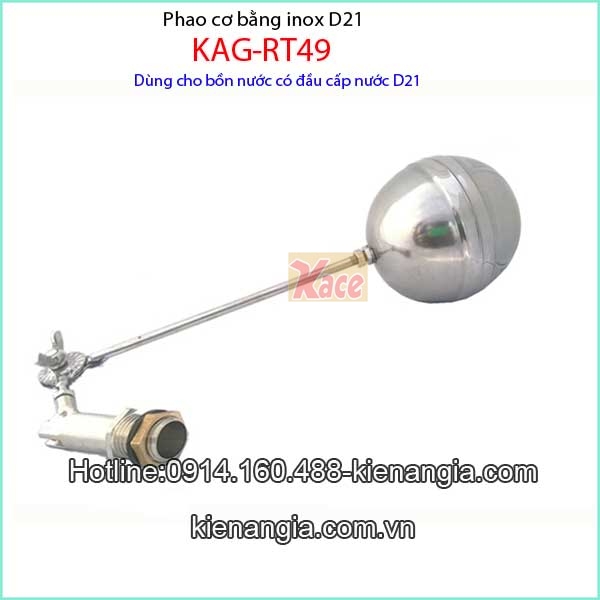 Phao cơ inox d21 KAG-RT49