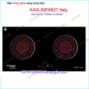 Bếp điện hồng ngoại đôi hiện đại thông minh Capri Italy KAG-INFA827 Italy