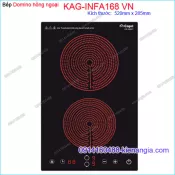 Bếp hồng ngoại đôi,bếp hồng ngoại Domino Capri KAG-INFA168 VN