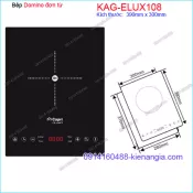 Bếp từ đơn,bếp từ Domino Capri KAG-ELUX108 VN