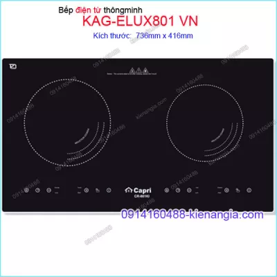 Bếp từ đôi sung túc Capri KAG-ELUX801 VN