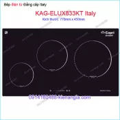 Bếp từ đôi sang trọng Capri Italy KAG-ELUX833KT Italy