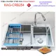 Chậu rửa chén 2 hộc 82x45 cm inox 304 Proxia KAG-CRB254