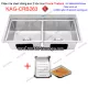Chậu rửa chén 2 hộc 98x48 cm inox 304 không sơn Proxia KAG-CRB263