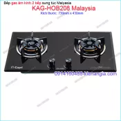 Bếp 2 gas âm kính sum vầy Capri Malaysia KAG-HOB208 Malaysia