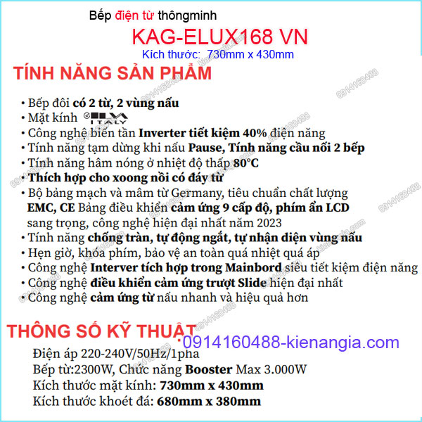 KAG-ELUX168VN-Bep-tu-thong-minh-Capri-KAG-ELUX168VN-thong-so