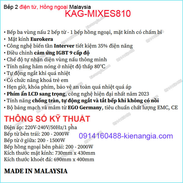 KAG-MIXES810-Bep-2-tu-hong-ngoai-MAlaysia-Capri-KAG-MIXES810-thong-so