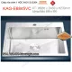 Chậu rửa chén 1 hộc 68x45 cm  inox304  EROWIN KAG-E6845VC