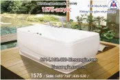 Bồn tắm nằm Acrylic chân yếm dài 1,4m Việt Mỹ VM1575-Acrylic