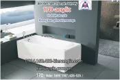 Bồn tắm nằm Acrylic chân yếm dài 1,7m Việt Mỹ VM17D-Acrylic