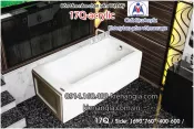Bồn tắm nằm Acrylic chân yếm dài 1,7m Việt Mỹ VM17Q-Acrylic