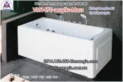 Bồn tắm dài massage acrylic 1,4m Việt Mỹ 1470