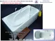 Bồn tắm dài Việt Mỹ galaxy chân yếm 1,6 mét VM16A-Galaxy