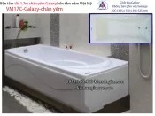 Bồn tắm dài Việt Mỹ galaxy chân yếm 1,7 mét VM17C-Galaxy