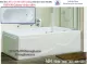 Bồn tắm dài Việt Mỹ galaxy chân yếm 1,6 mét VM16N-Galaxy