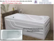 Bồn tắm dài Việt Mỹ galaxy chân yếm 1,7 mét VM17E-Galaxy