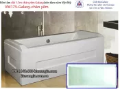 Bồn tắm dài Việt Mỹ galaxy chân yếm 1,7 mét VM175-Galaxy