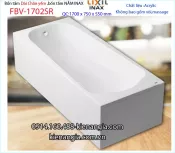 Bồn tắm dài Inax chân yếm acrylic 1,7 mét INAX-FBV1702SR