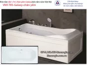 Bồn tắm dài Việt Mỹ galaxy chân yếm 1,7 mét VM1785-Galaxy