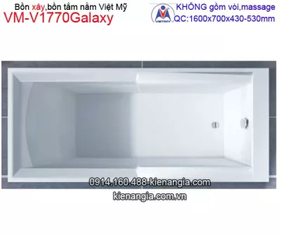Bồn tắm nằm xây Galaxy Việt Mỹ VM-V1770Galaxy