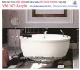 Bồn tắm tròn Đặt sàn acrylic Việt Mỹ VM-16TAcrylic