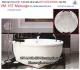 Bồn tắm tròn Đặt sàn massage acrylic Việt Mỹ VM16T-Acrylic-Mass