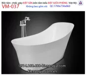 Bồn tắm chiếc giày Đặt sàn acrylic Việt Mỹ VM-037