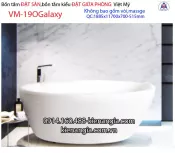 Bồn tắm oval Đặt sàn galaxy Việt MỹVM-19OGalaxy