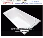 Bồn xây Inax,bồn dài acrylic 1,7m INAX MBV-1700